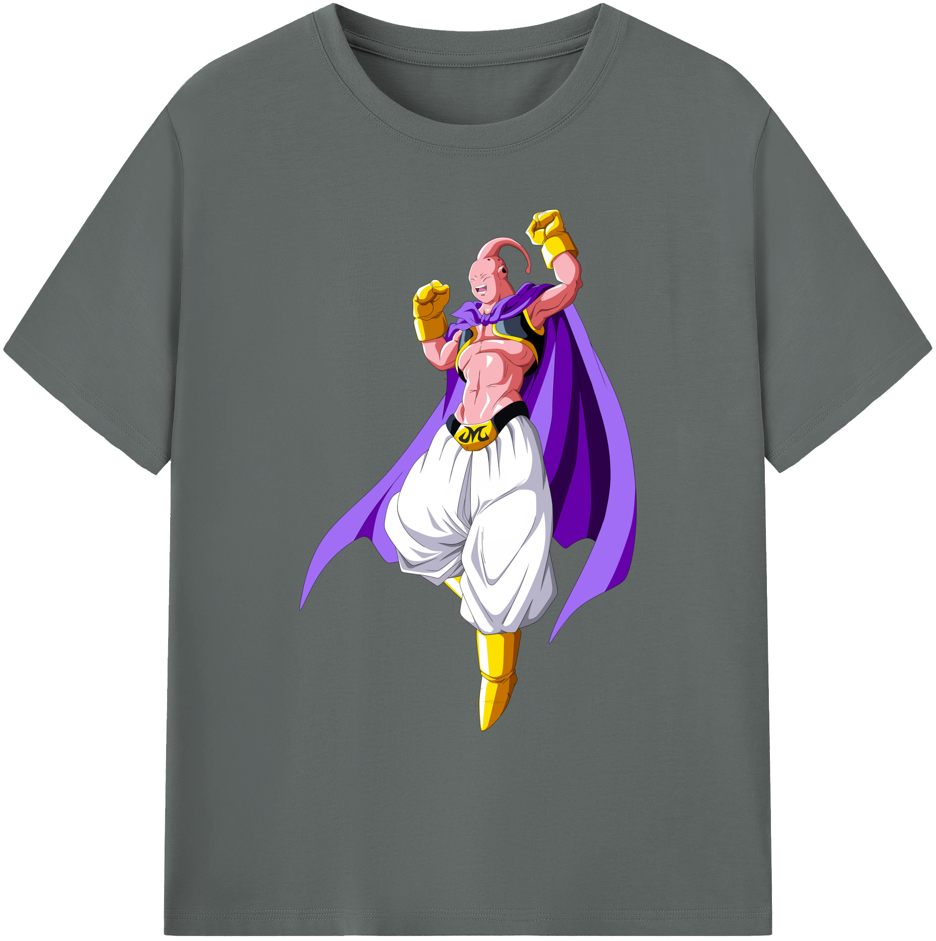 （画像用） ドラゴンボール 魔人ブウ DRAGON BALL Majin Buu 綿100％ メンズ半袖Tシャツ｜肌触りやわらか＆通気性